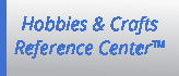 "Hobbies & Crafts Reference Center" logo text with link to database