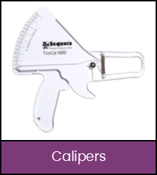 White body fat calipers