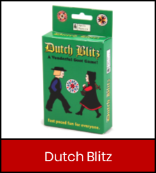 Dutch Blitz game in red frame