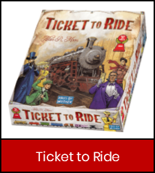 Ticket To Ride game in red frame