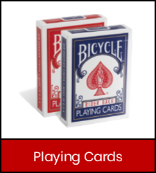 Bicycle Playing Cards in red frame