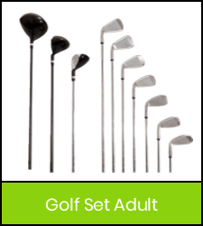 Golf clubs image with green frame that links to catalog record