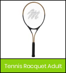 Tennis raquet image with green frame that links to catalog record