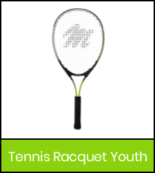 Tennis raquet image with green frame that links to catalog record