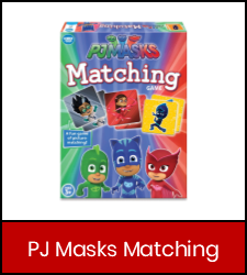 PJ Masks Matching  game image in red frame with link to catalog record